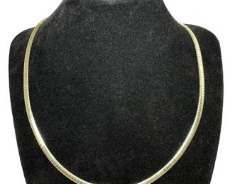 925 Silver Omega Necklace