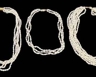 MultiStrand Fresh Water Pearl Necklaces