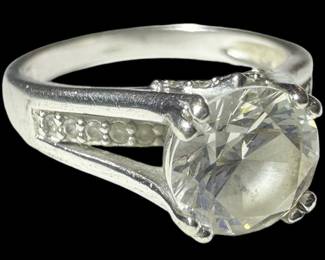925 Silver Cubic Zirconia Ring