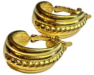 Trifari Clip On Earrings
