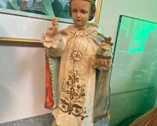 Large Infant of Prague Statue