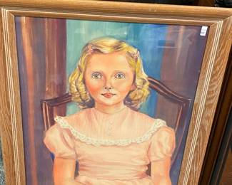 Eleanor King  Portrait of Little Girl