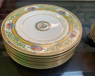 Early set of 8 Minton Luncheon Plates