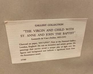 Detail of Provenance - Gallery Collection