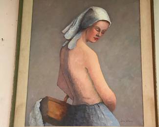 Beautiful Oil on Canvas by Birmingham Artist Jean Williams