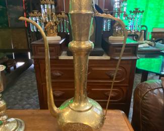 Large Brass Ewer