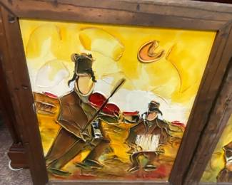 Raoul Raymond Original Painting Musicians