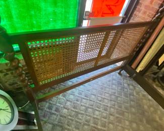 Detail of Headboard - ALL Caning Intact