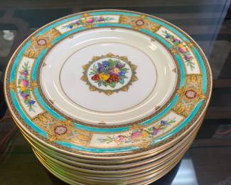 Set Edwardian Minton Dessert Plates