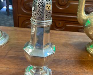 Early 1900's British Sterling Silver Muffineer/Sugar Shaker