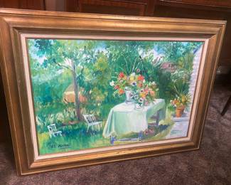 Listed American Artist E.L. King Original Oil Painting