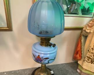 Beautiful Duplex British Oil Lamp