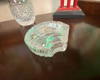 Waterford Shell Shaped Trinket Box