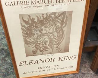 EL KING Signed Exhibition Poster