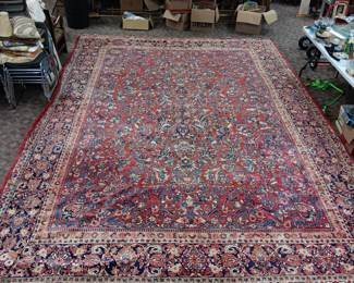 Large Persian Room Sized Rug 12' by 17 1/2'