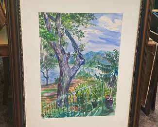 El King (Eleanor King) Large Watercolor 