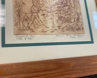 Detail of Signature - Dated 1976