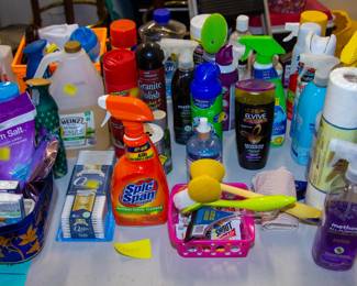 Various cleaning supplies