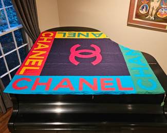 Large Chanel Silk Scarf 