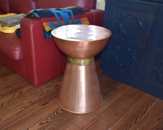 Large Metal End Table