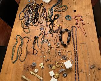 Quality Jewelry!  Most with semi-precious stones.  Some 14k gold 