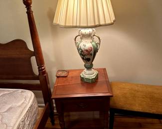 cherry bedside table