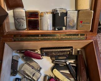 All of the old knives will be estate sale house #1 on county road 1082 Vinemont.  A sign will be in the yard.