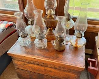 Various Oil Lamps