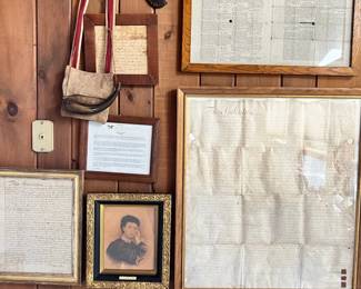 Antique Items and Old Paper.