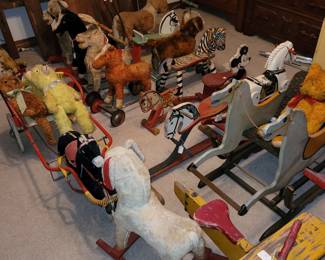 Children's antique/vintage riding toys - a lot to choose  from
