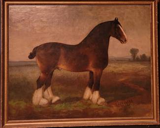 Lou Burke, oil on canvas