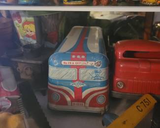 tin bus, trucks, etc...