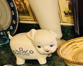 Rare Corning Pig Bank