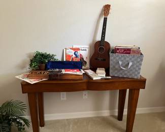 Musical instruments and sheet music