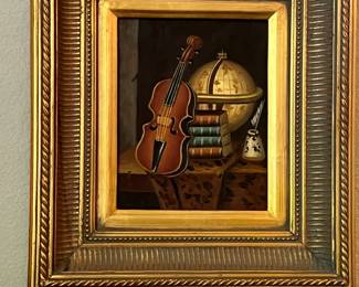 Beautifully framed oil painting (unsigned) - $125