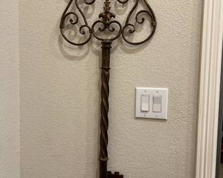 Ornate Skeleton Key Wall Decor - $55