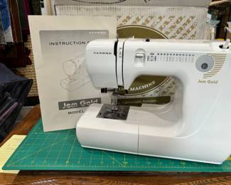 Janome Jem Gold in its original box.