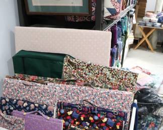 Cut, piece and press travel cases, project folios, and quilt as you go bags.