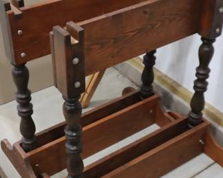 Large, adjustable quilting frame. Super sturdy.