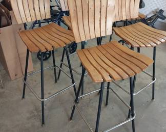 mid century bar stools