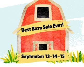 Best Barn Sale Ever! September 13-14-15. Brookston, Indiana. Come spend the day at the Farm! 