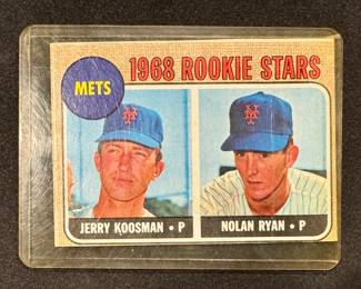 1968 Topps Rookie Stars (Jerry Koosman/Nolan Ryan) Baseball Card