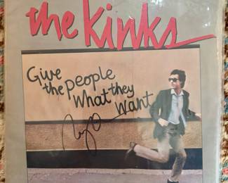 Autographed The Kinks Record Album