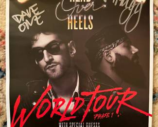 Autographed Chromeo Poster