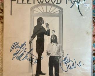 Autographed Fleetwood Mac Record Album