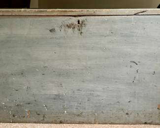 Vintage Shabby Chic Wood Trunk