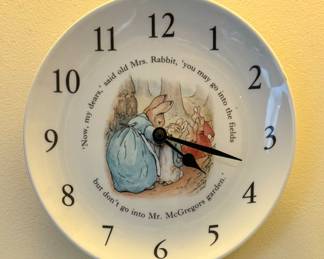 Beatrix Potter Wall Clock