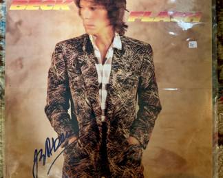 Autographed Jeff Beck Record Album