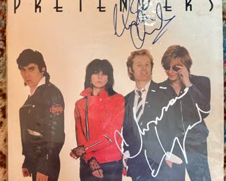 Autographed Pretenders Record Album