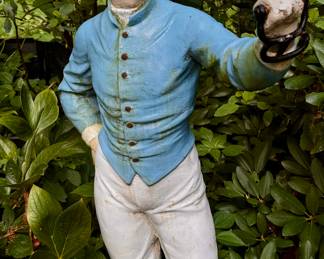 Antique Cast Iron Lawn Jockey